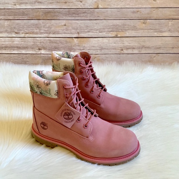 Timberland Medium Pink Premium 6” Waterproof Boots - Picture 5 of 8